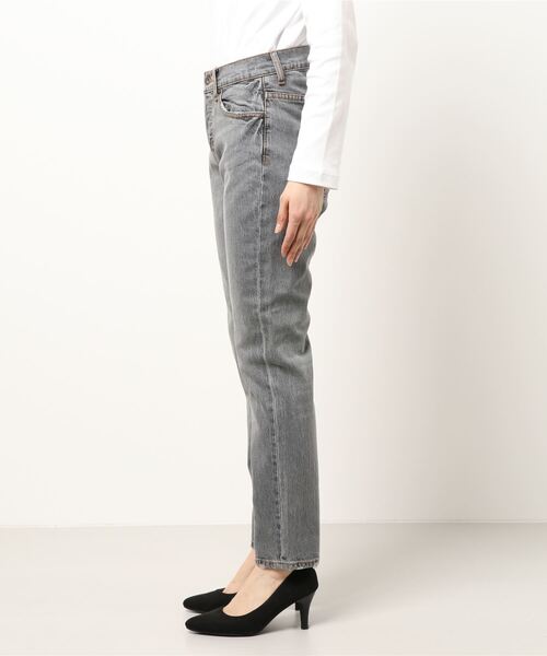 KOBE LETTUCE（コウベレタス）の「テーパードデニムパンツ（デニムパンツ・レディース・グレー/インディゴブルー/ブルー/ホワイト系その他/ライトグレー/ブラック・S/M/L）」の21枚目の写真