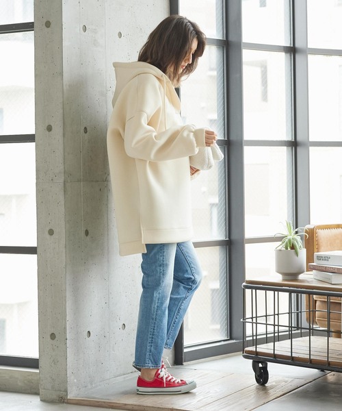 KOBE LETTUCE（コウベレタス）の「テーパードデニムパンツ（デニムパンツ・レディース・グレー/インディゴブルー/ブルー/ホワイト系その他/ライトグレー/ブラック・S/M/L）」の13枚目の写真