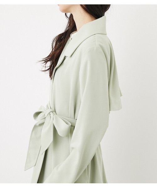 大人気♡完売品　rienda ライトトレンチコート ライトグリーン rienda | ライトトレンチCT (コート ) |SHEL'TTER WEBSTORE