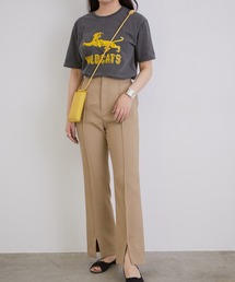 MADEMOISELLE ROPE' | 【新色追加】【洗える】センタースリットコンフォートパンツ(その他パンツ)