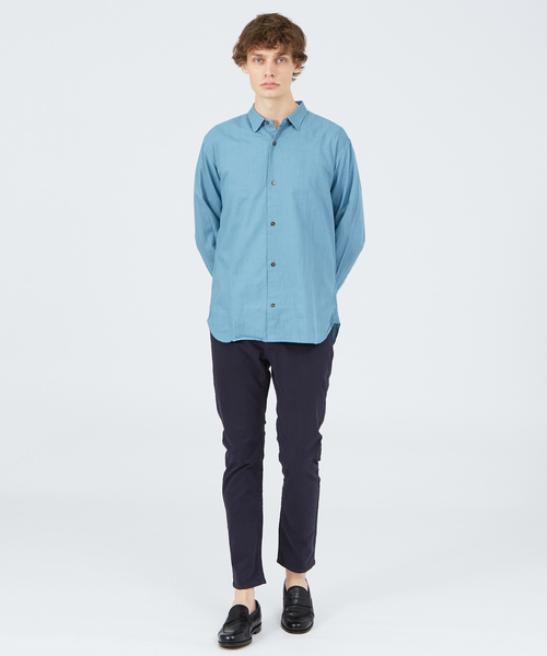 RED CARD TOKYO(レッドカード)の「【別注】RED CARD TOKYO / レッドカード トーキョー Shore イージーデニム(デニムパンツ・メンズ・グレイッシュベージュ/ダークネイビー・30/34/28/32)」の3枚目の写真