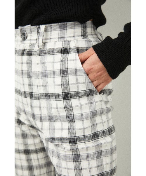 LAGUA GEM（ラグアジェム）の「SPRING CHECK PT（その他パンツ・レディース・ブラック/ライトグリーン・X-SMALL/MEDIUM/SMALL）」の17枚目の写真