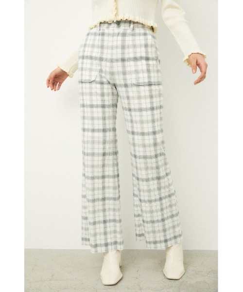 LAGUA GEM（ラグアジェム）の「SPRING CHECK PT（その他パンツ・レディース・ブラック/ライトグリーン・X-SMALL/MEDIUM/SMALL）」の6枚目の写真