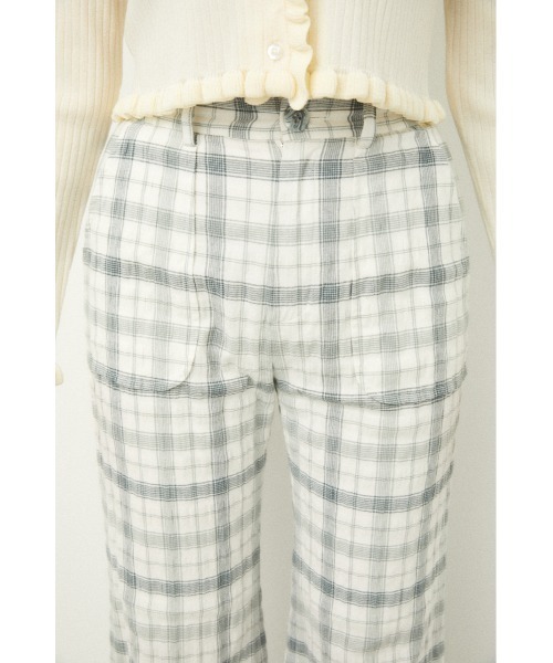 LAGUA GEM（ラグアジェム）の「SPRING CHECK PT（その他パンツ・レディース・ブラック/ライトグリーン・X-SMALL/MEDIUM/SMALL）」の18枚目の写真