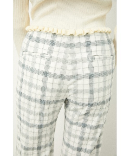 LAGUA GEM（ラグアジェム）の「SPRING CHECK PT（その他パンツ・レディース・ブラック/ライトグリーン・X-SMALL/MEDIUM/SMALL）」の9枚目の写真
