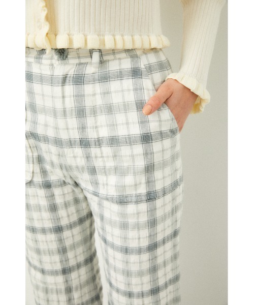 LAGUA GEM（ラグアジェム）の「SPRING CHECK PT（その他パンツ・レディース・ブラック/ライトグリーン・X-SMALL/MEDIUM/SMALL）」の13枚目の写真