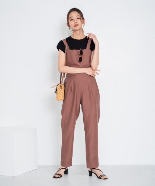 Andemiu（アンデミュウ）の「ノースリデザインカット949513（Tシャツ/カットソー・レディース・オフホワイト/ブラック/ブラウン・FREE）」の21枚目の写真