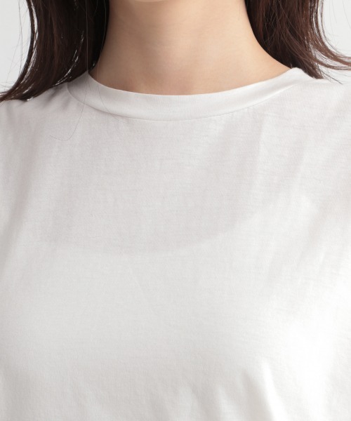 Andemiu（アンデミュウ）の「ノースリデザインカット949513（Tシャツ/カットソー・レディース・オフホワイト/ブラック/ブラウン・FREE）」の6枚目の写真