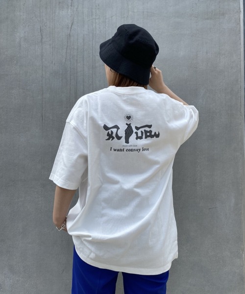 PBLIM（ページボーイリム）の「【PAGEBOYLIM】フィンガーハートT（Tシャツ/カットソー・レディース・ベージュ/オフホワイト・MEDIUM/LARGE）」の17枚目の写真