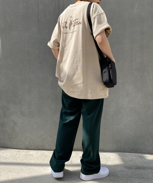 PBLIM（ページボーイリム）の「【PAGEBOYLIM】フィンガーハートT（Tシャツ/カットソー・レディース・ベージュ/オフホワイト・MEDIUM/LARGE）」の3枚目の写真