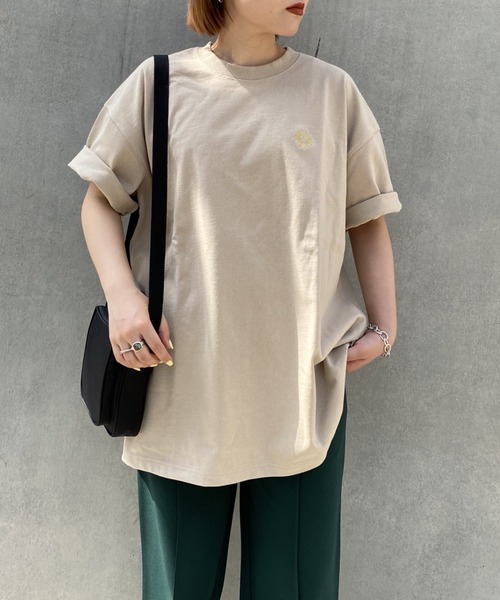 PBLIM（ページボーイリム）の「【PAGEBOYLIM】フィンガーハートT（Tシャツ/カットソー・レディース・ベージュ/オフホワイト・MEDIUM/LARGE）」の12枚目の写真