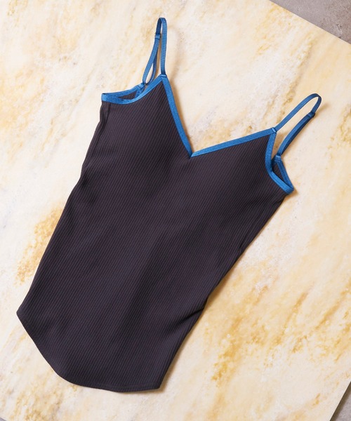 MAISON SPECIAL(メゾンスペシャル)の「カップインバックオープンリブキャミソール【MAISON SPECIAL/メゾンスペシャル】(キャミソール・レディース・チャコールグレー/ブラック/オレンジ/アイボリー/グリーン・FREE)」の10枚目の写真