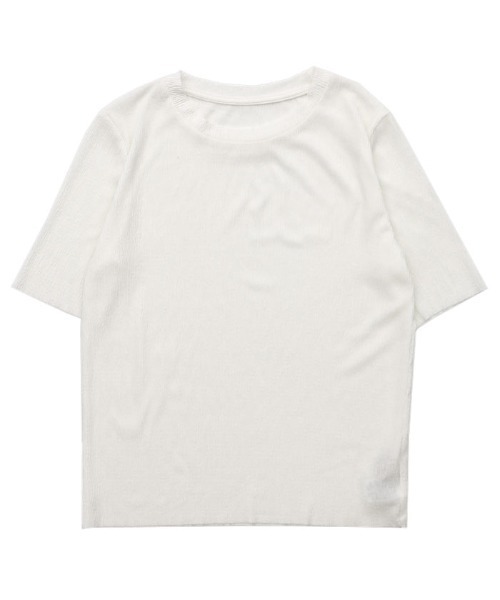 select MOCA(セレクトモカ)の「2021 SS クリンクルデザイントップス(Tシャツ/カットソー・レディース・ホワイト/ブラック/グレー・FREE)」の22枚目の写真