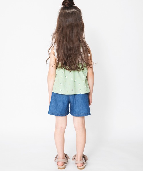 BRANSHES（ブランシェス）の「【UVカット】キャミドッキング半袖チュニック（チュニック・キッズ・ピンク/ライトグリーン・90cm/110cm/100cm/120cm/130cm/140cm/150cm）」の12枚目の写真