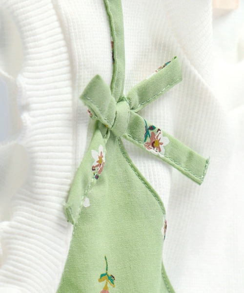 BRANSHES（ブランシェス）の「【UVカット】キャミドッキング半袖チュニック（チュニック・キッズ・ピンク/ライトグリーン・90cm/110cm/100cm/120cm/130cm/140cm/150cm）」の14枚目の写真