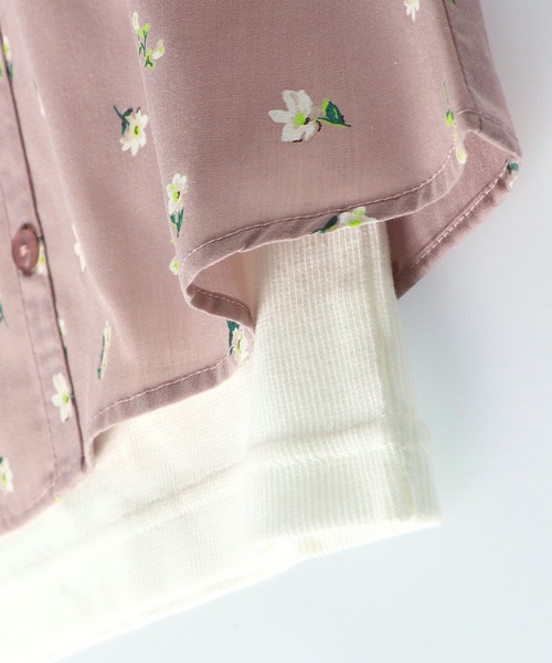 BRANSHES（ブランシェス）の「【UVカット】キャミドッキング半袖チュニック（チュニック・キッズ・ピンク/ライトグリーン・90cm/110cm/100cm/120cm/130cm/140cm/150cm）」の19枚目の写真