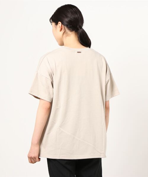 RIKKA FEMME(リッカファム)の「RIKKA FEMME/リッカファム 半袖Tシャツ MS21HS03(Tシャツ/カットソー・レディース・ホワイト/ベージュ・FREE)」の4枚目の写真