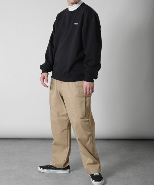 ZIP FIVE(ジップファイブ)の「【ZIP FIVE】 6ポケット デニム ・ チノ ストレッチ ワイド カーゴパンツ / ワイド ミリタリーパンツ(カーゴパンツ・メンズ・ホワイト/ブラック/ベージュ/ネイビー/オリーブ/サックスブルー/ブラック系/ブルー・MEDIUM/LARGE/X-LARGE)」の19枚目の写真