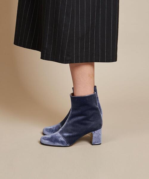 Steven Alan（スティーブンアラン）の「＜Steven Alan＞FABRIC SHORT BOOTS/ブーツ ∴（ブーツ・レディース・コバルトブルー・38/36/37/36h/37h）」の4枚目の写真