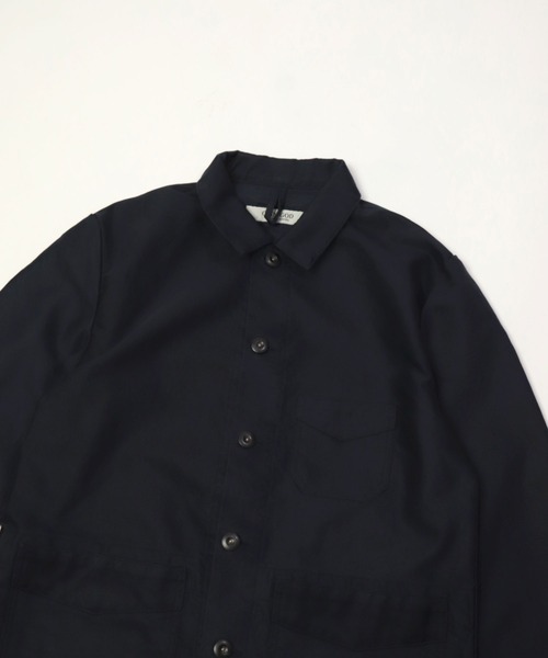 OMNIGOD（オムニゴッド）の「[OMNIGOD womens / オムニゴッド] ギザコットンモールスキン フレンチカバーオール（カバーオール・レディース・ネイビー/ブラウン・0）」の10枚目の写真