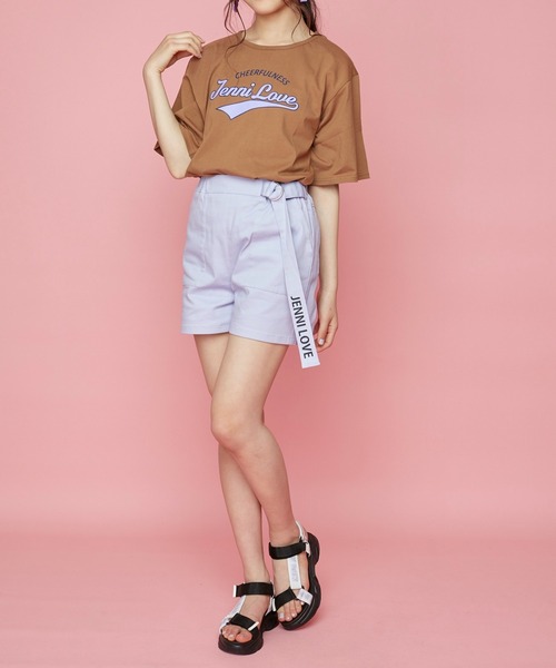 JENNI love(ジェニィラブ)の「サイドベルトBIGポケットショーパン(その他パンツ・キッズ・ベージュ/ラベンダー/カーキ・150cm/130cm/160cm/140cm)」の21枚目の写真