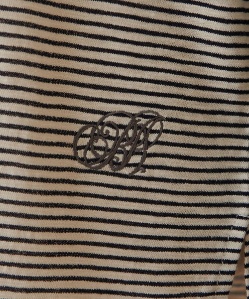 BEARDSLEY（ビアズリー）の「シンプルTイニシャル入（Tシャツ/カットソー・レディース・ホワイト/ブラック・FREE）」の7枚目の写真