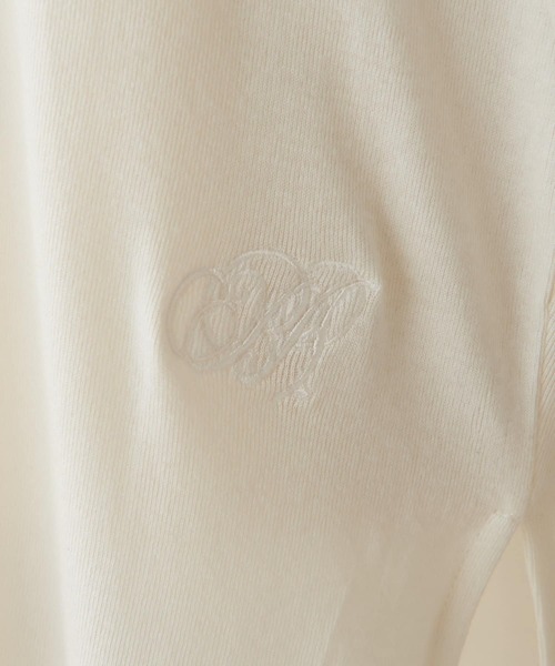 BEARDSLEY（ビアズリー）の「シンプルTイニシャル入（Tシャツ/カットソー・レディース・ホワイト/ブラック・FREE）」の11枚目の写真