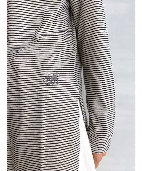 BEARDSLEY（ビアズリー）の「シンプルTイニシャル入（Tシャツ/カットソー・レディース・ホワイト/ブラック・FREE）」の14枚目の写真