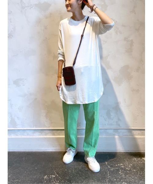 BEARDSLEY（ビアズリー）の「シンプルTイニシャル入（Tシャツ/カットソー・レディース・ホワイト/ブラック・FREE）」の15枚目の写真