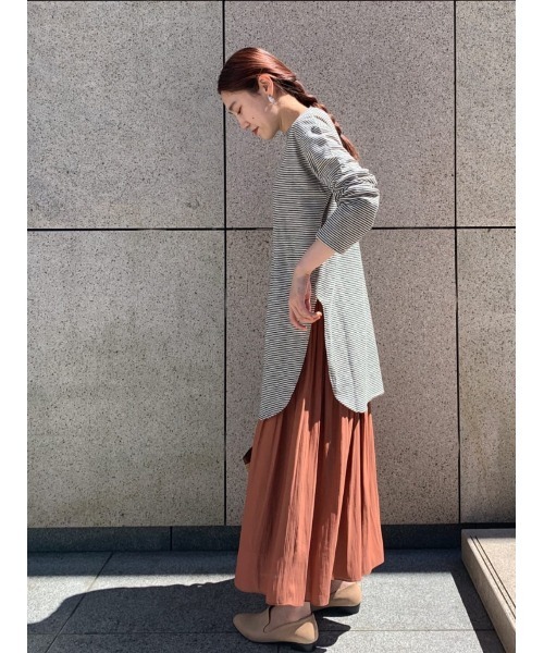 BEARDSLEY（ビアズリー）の「シンプルTイニシャル入（Tシャツ/カットソー・レディース・ホワイト/ブラック・FREE）」の19枚目の写真