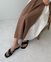 LE MORE | クロスフラットサンダル(サンダル)