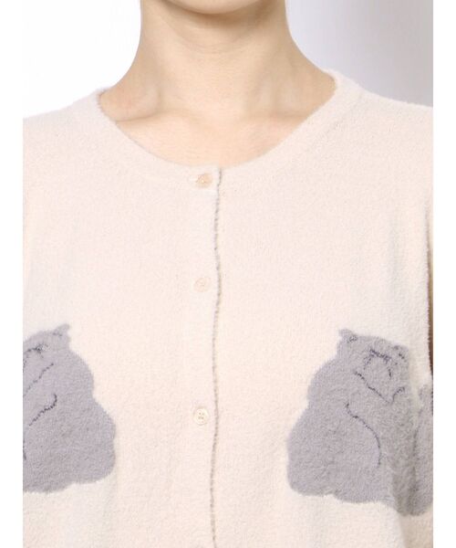 merry jenny(メリージェニー)の「cat&cat カーディガン(カーディガン/ボレロ・レディース・オフホワイト/グレー/ブラック・FREE)」の9枚目の写真