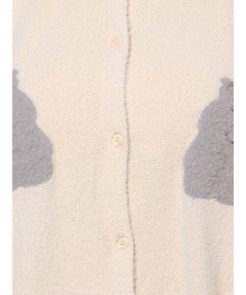 merry jenny(メリージェニー)の「cat&cat カーディガン(カーディガン/ボレロ・レディース・オフホワイト/グレー/ブラック・FREE)」の12枚目の写真