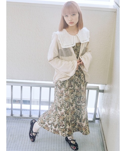 merry jenny(メリージェニー)の「cat&cat カーディガン(カーディガン/ボレロ・レディース・オフホワイト/グレー/ブラック・FREE)」の21枚目の写真