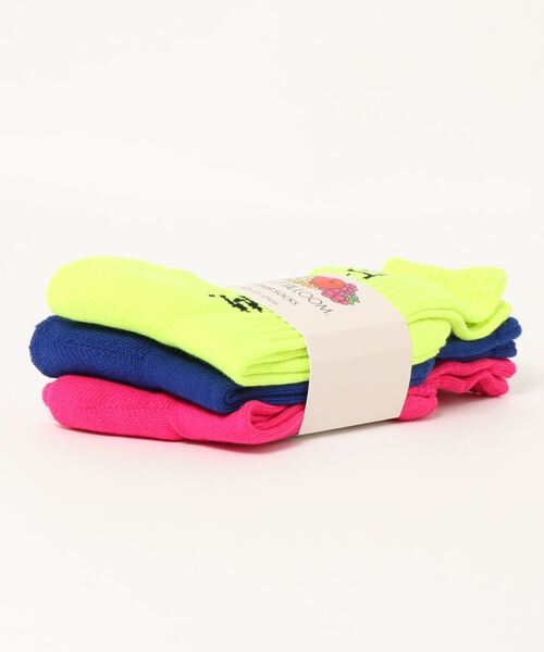 RiNc (リンク)の「【 FRUIT OF THE LOOM / フルーツ オブ ザ ルーム 】 縦 ロゴ ソックス 3点セット(ソックス/靴下・レディース・C/A/B・FREE)」の5枚目の写真