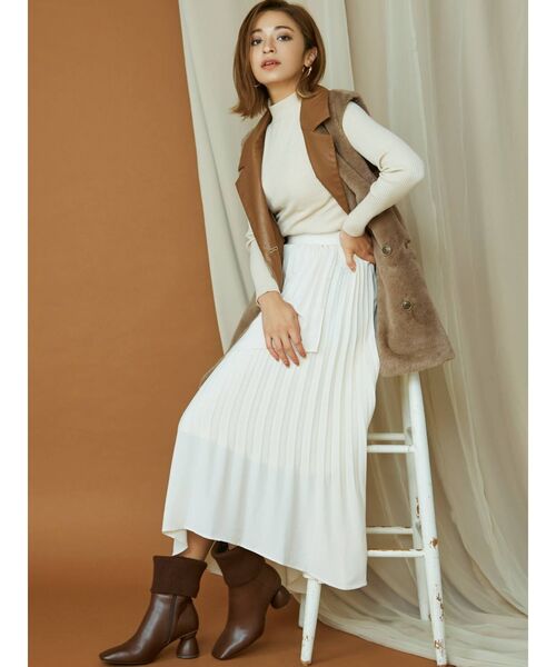 RESEXXY（リゼクシー）の「ソックス切替ショートブーツ（ブーツ・レディース・ブラック/ブラウン・SMALL/MEDIUM/LARGE）」の13枚目の写真