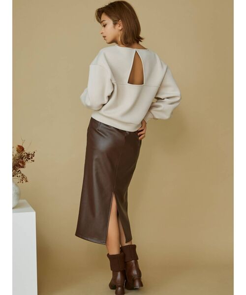 RESEXXY（リゼクシー）の「ソックス切替ショートブーツ（ブーツ・レディース・ブラック/ブラウン・SMALL/MEDIUM/LARGE）」の14枚目の写真