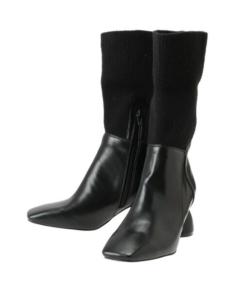 RESEXXY（リゼクシー）の「ソックス切替ショートブーツ（ブーツ・レディース・ブラック/ブラウン・SMALL/MEDIUM/LARGE）」の21枚目の写真