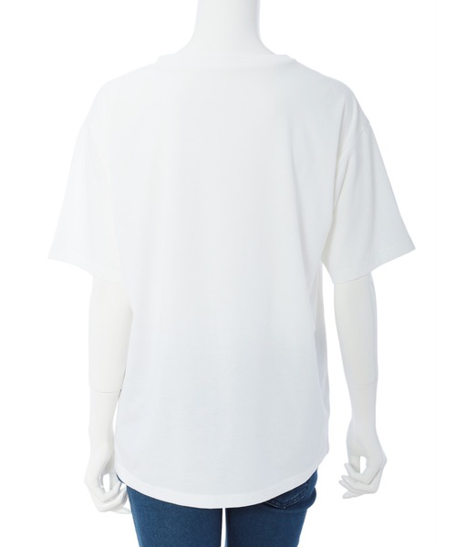 fifth（フィフス）の「ルーズモノクロフォトTシャツ（Tシャツ/カットソー・レディース・ホワイト/ベージュ・MEDIUM）」の7枚目の写真