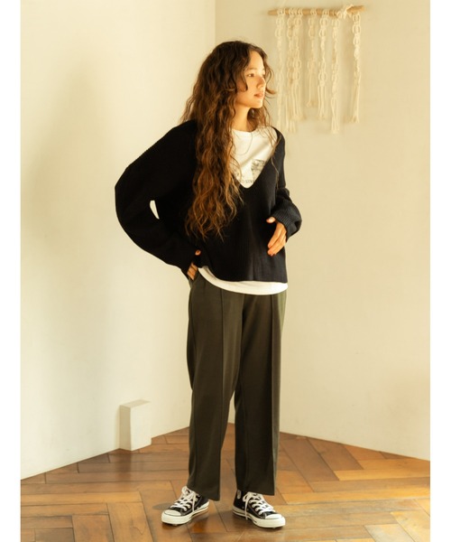 fifth（フィフス）の「ルーズモノクロフォトTシャツ（Tシャツ/カットソー・レディース・ホワイト/ベージュ・MEDIUM）」の12枚目の写真