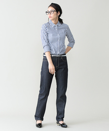 ELFORBR | リジットデニムスリムストレートパンツ(デニムパンツ)