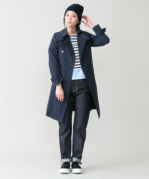 ELFORBR（エルフォーブル）の「リジットデニムスリムストレートパンツ（デニムパンツ・レディース・インディゴブルー・36/38/34）」の7枚目の写真