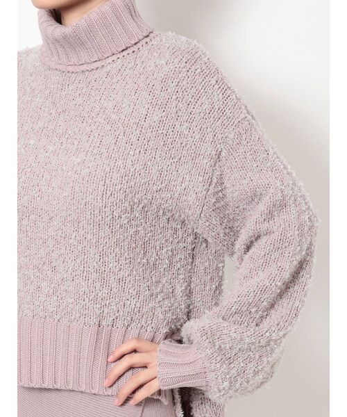 dazzlin（ダズリン）の「ダブルカラータートルニット（ニット/セーター・レディース・ベージュ/ピンク・FREE）」の20枚目の写真