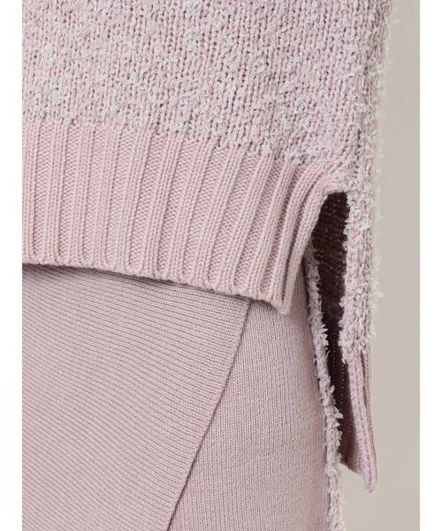 dazzlin（ダズリン）の「ダブルカラータートルニット（ニット/セーター・レディース・ベージュ/ピンク・FREE）」の19枚目の写真