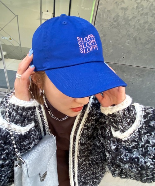 WHO'S WHO gallery(フーズフーギャラリー)の「【SLOPPY/スロッピー】CAP(キャップ・レディース・ブラック/グリーン/ネイビー/ブラウン/ブラック系その他/ブルー/グリーン系その他・FREE)」の8枚目の写真
