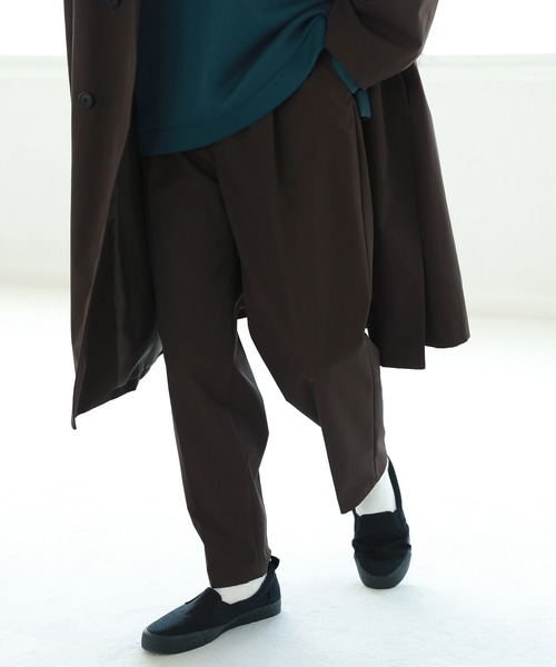 LAKOLE（ラコレ）の「ドビートラウザーパンツ / 218463（スラックス・メンズ・ブラック/ブラウン/ベージュ・MEDIUM/LARGE）」の3枚目の写真