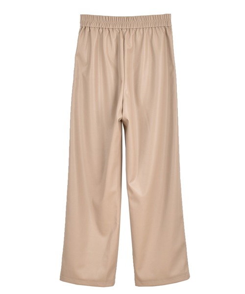 OUTERSUNSET（アウターサンセット）の「washable leatherlike pants（その他パンツ・レディース・ブラック/ベージュ・FREE）」の7枚目の写真