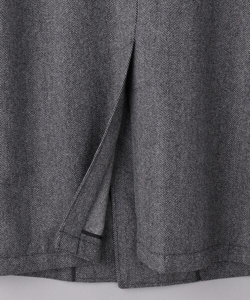 【極美品】CARUSOカルーゾヘリンボーンカシミア混バルカラーコート50グレー 別注】＜CARUSO＞ヘリンボーン ラグランバルカラーコート