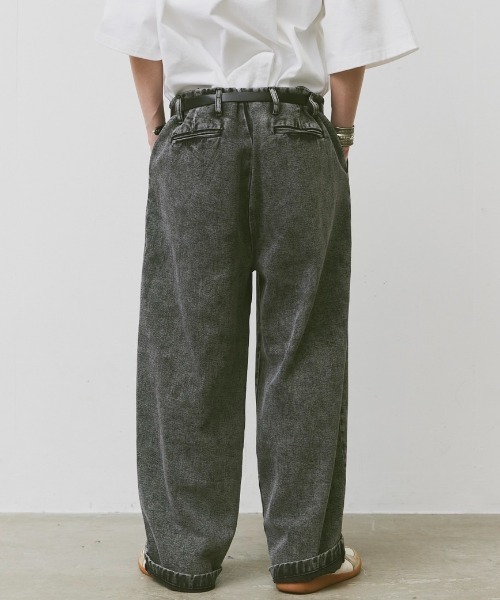 FUC denim デニム セール】fuv - wide denim pants ワイドデニムパンツ made in