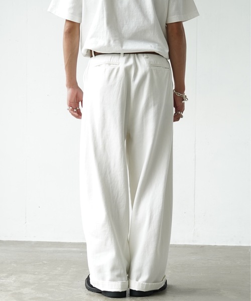 セール】fuv - wide denim pants ワイドデニムパンツ made in